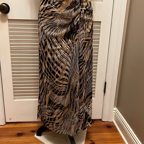 Anne Klein Burnout Dress in Black Multi, Size Medium NWT - Picture 6 of 17